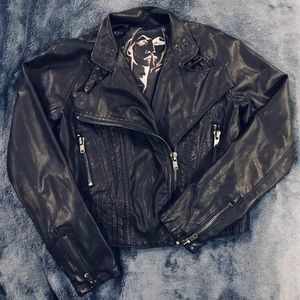 Faux leather Moto jacket